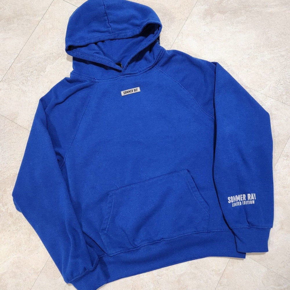 Sommer Ray Womens S Small Official Model Blue‎ Sweatshirt Hoodie Authentic